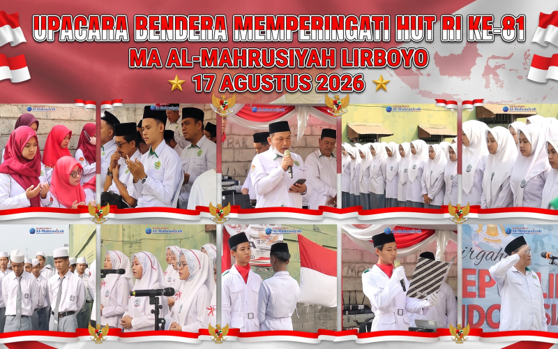 Merah Putih Berkibar, Semangat Nasionalisme Menggema di MA Al-Mahrusiyah Lirboyo